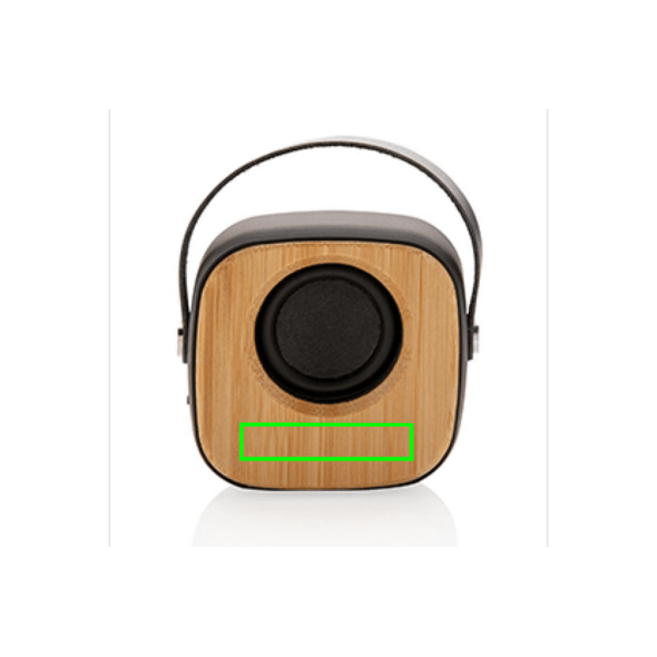 Haut-parleur de mode sans fil en bambou 3W